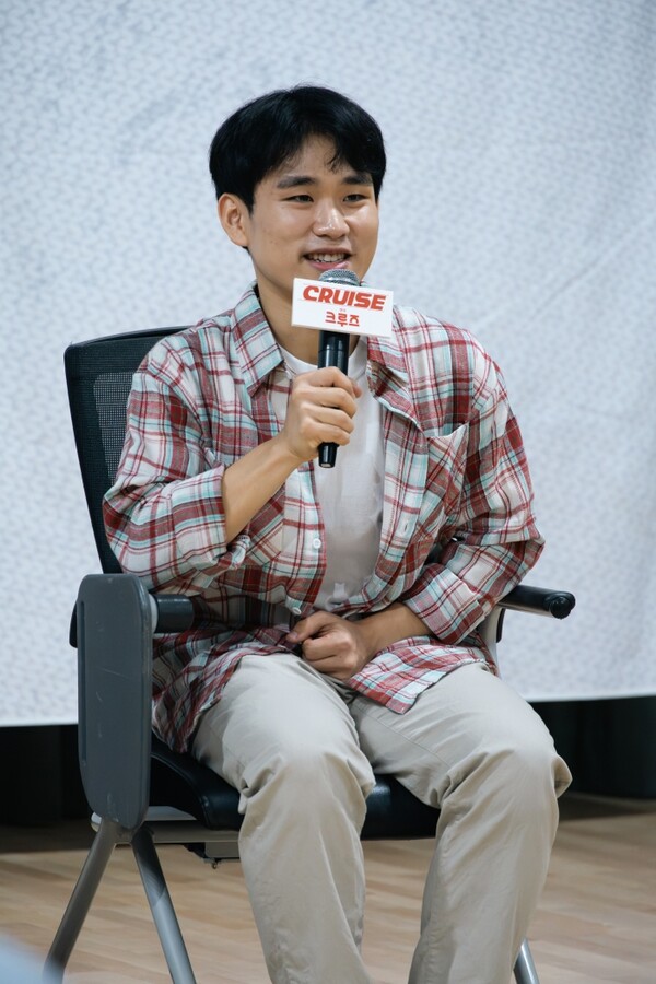 (연극 '크루즈'  제작 발표회 현장_이남기 연출가. 사진=노크씨어터 제공) 